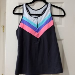 New Gerry Tankini Top Grey padded 12